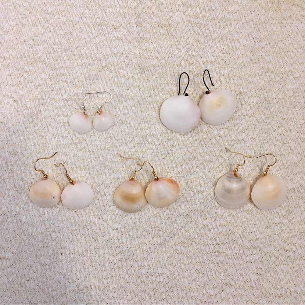 Seashell earrings - Picture 3 of 8